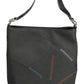 Black Polyethylene Women Handbag