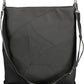 Black Polyethylene Women Handbag