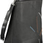 Black Polyethylene Women Handbag