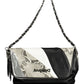 Black Polyurethane Women Handbag