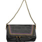 Black Polyurethane Women Handbag