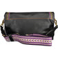 Black Polyurethane Women Handbag