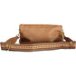 Brown Polyurethane Women Handbag
