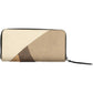 Beige Polyurethane Women Wallet