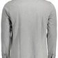 Gray Cotton Men Polo Shirt