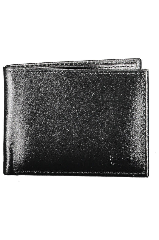 Black Leather Men Wallet