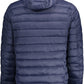 Blue Polyamide Men Jacket