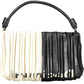 Black Polyethylene Women Handbag