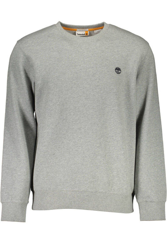Gray Cotton Men Sweater