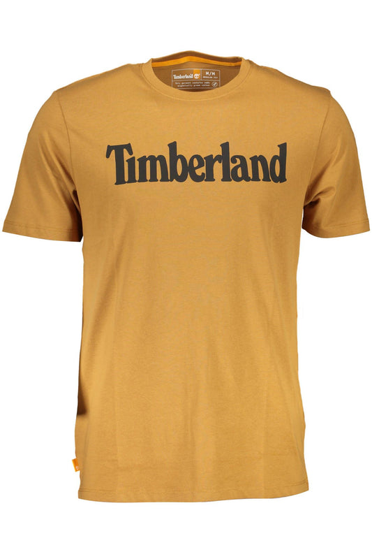 Brown Organic Cotton Men T-Shirt