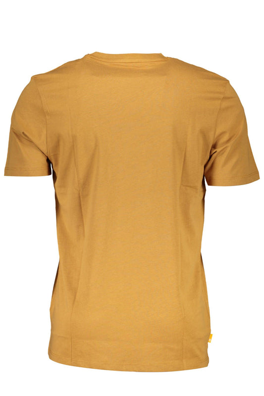 Brown Organic Cotton Men T-Shirt
