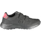 Black Polyester Men Sneaker