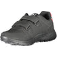 Black Polyester Men Sneaker