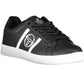 Black Polyester Men Sneaker