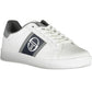 White Polyester Men Sneaker