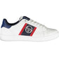 White Polyester Men Sneaker