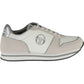 White Polyester Women Sneaker