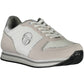 White Polyester Women Sneaker