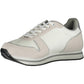 White Polyester Women Sneaker