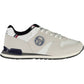 White Polyester Men Sneaker