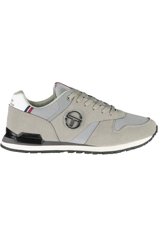 Gray Polyester Men Sneaker