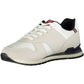 White Polyester Men Sneaker