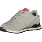 Gray Polyester Men Sneaker