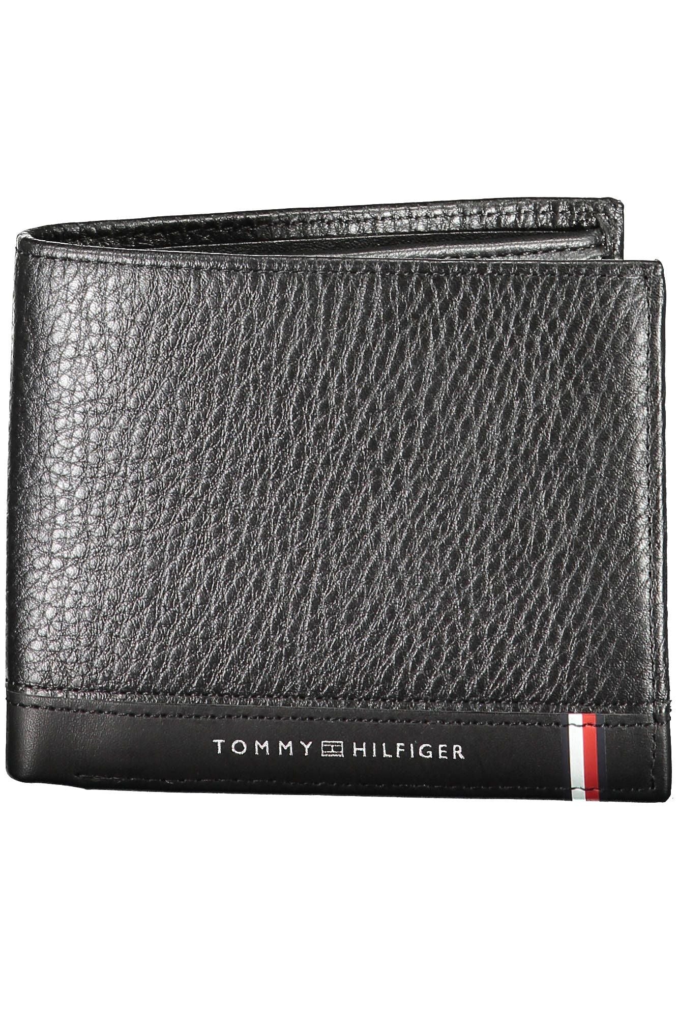 Black Polyurethane Men Wallet