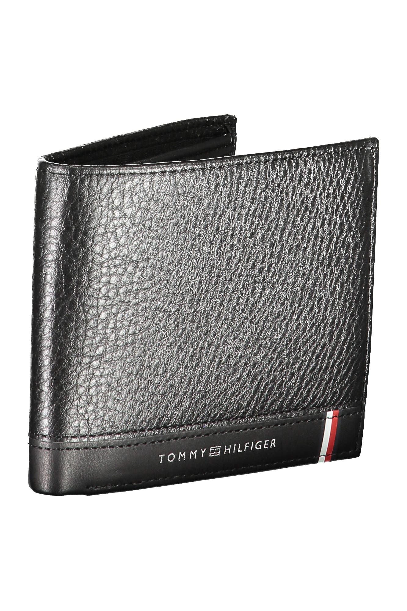 Black Polyurethane Men Wallet