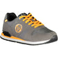 Gray Polyester Men Sneaker