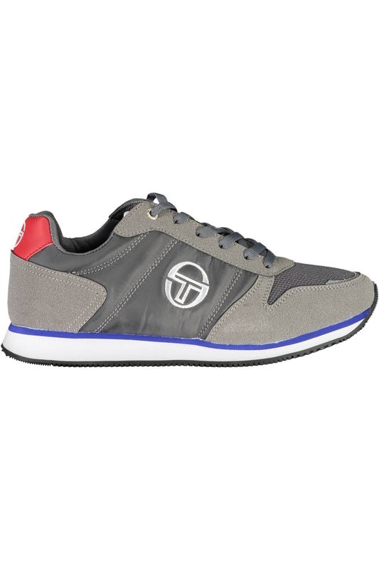 Gray Polyester Men Sneaker