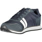 Blue Polyester Men Sneaker