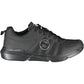 Black Polyester Men Sneaker