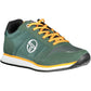 Green Polyester Men Sneaker