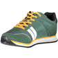 Green Polyester Men Sneaker