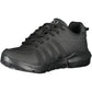Black Polyester Men Sneaker