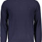 Blue Wool Men Sweater