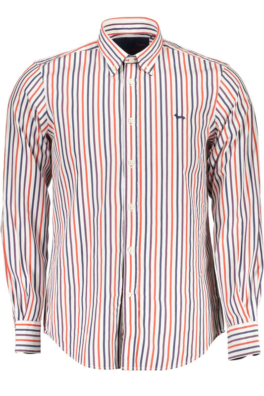 White Cotton Men Shirt