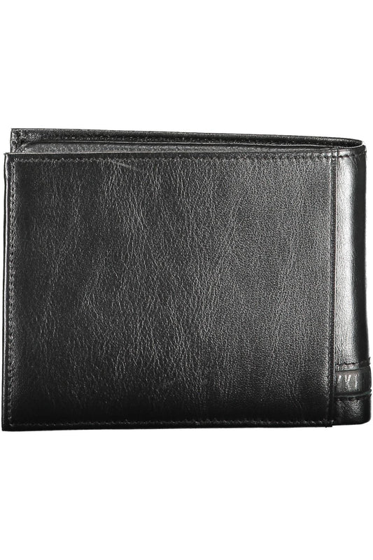 Black Leather Men Wallet