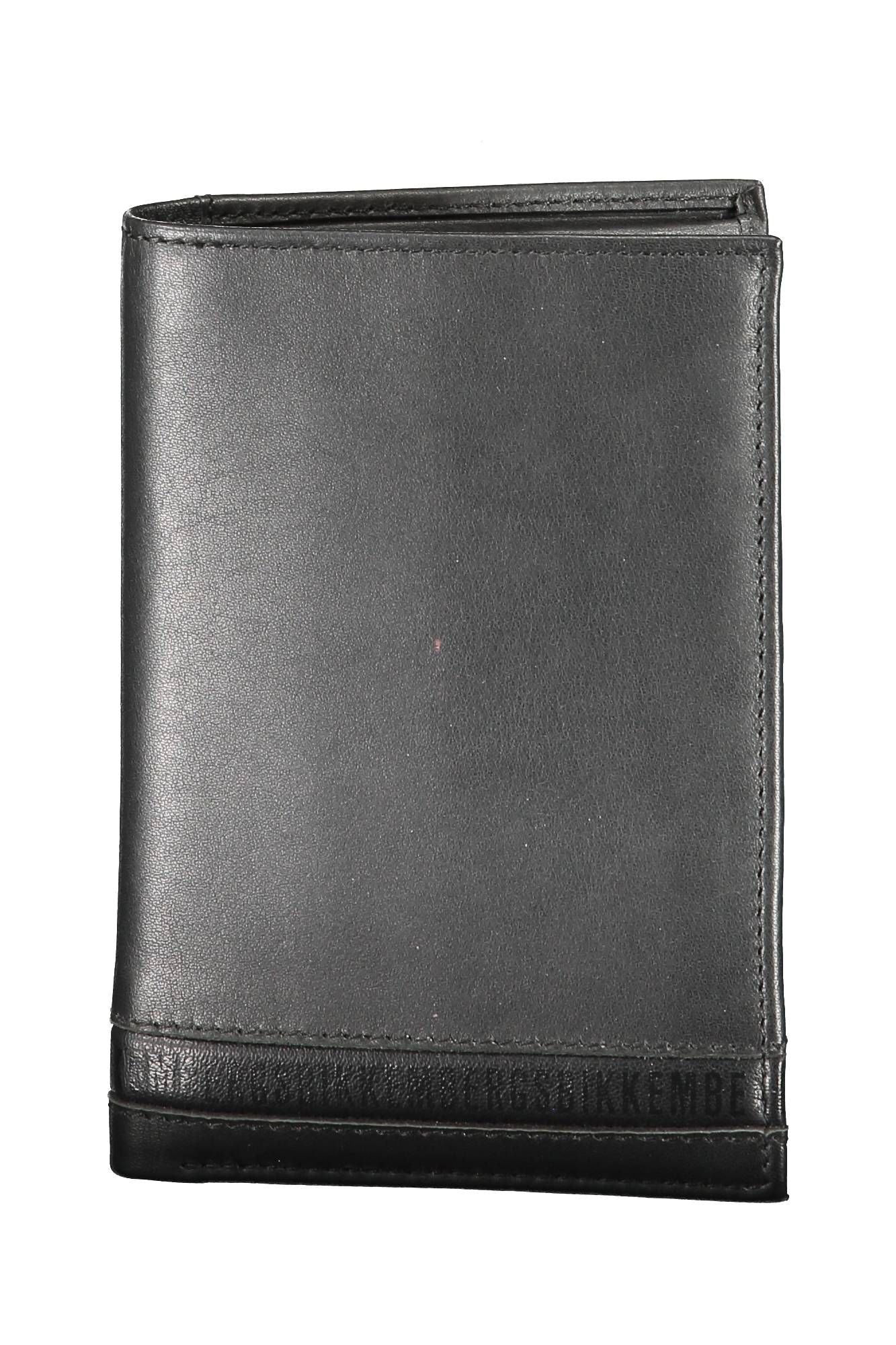 Black Leather Men Wallet