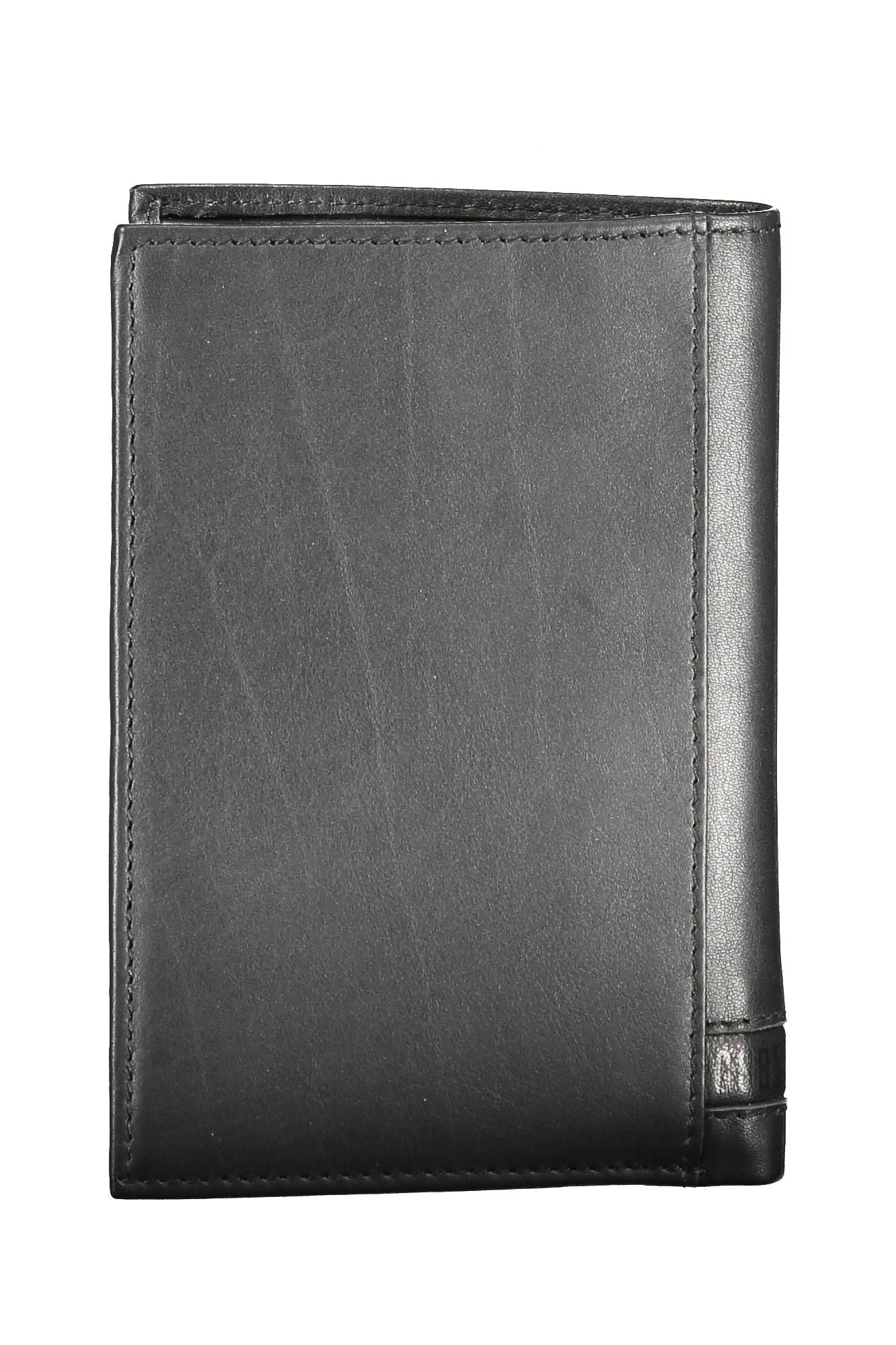 Black Leather Men Wallet