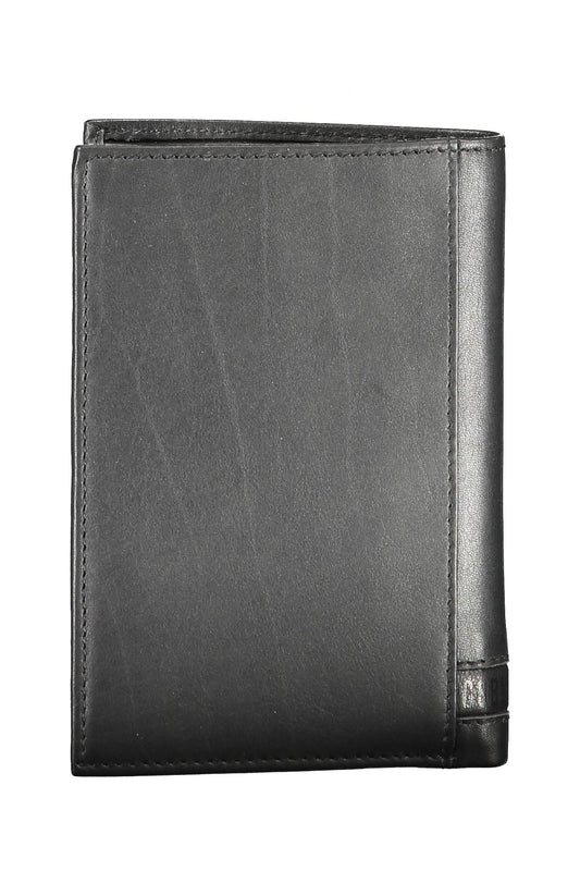 Black Leather Men Wallet