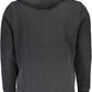 Black Cotton Men Sweater