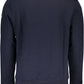 Blue Cotton Men Sweater
