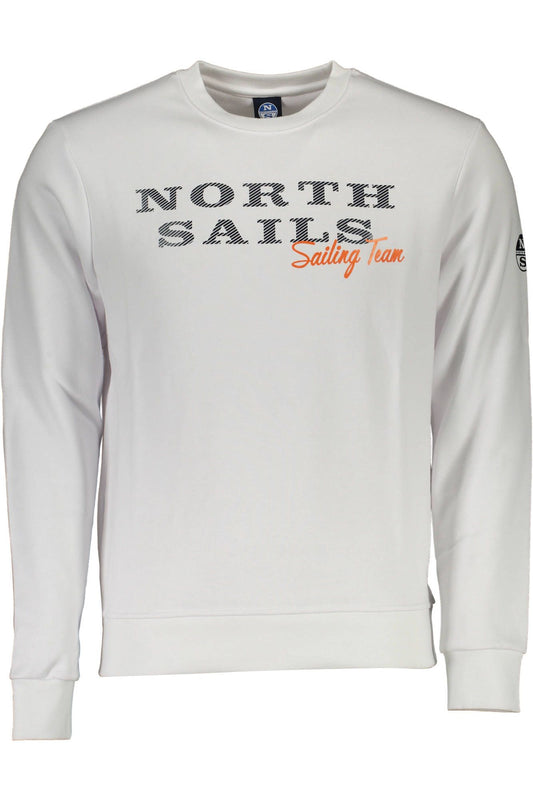 White Cotton Men's Sweater