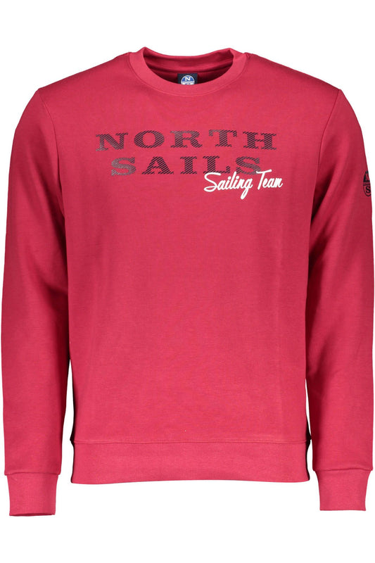 Red Cotton Men Sweater