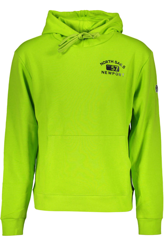 Green Cotton Men Sweater