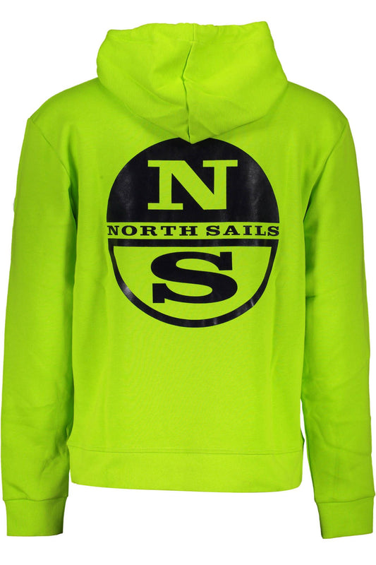 Green Cotton Men Sweater