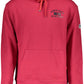 Red Cotton Men Hoodie