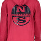 Red Cotton Men Hoodie